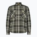 Koszula męska CMP 34S2717 olive/nero/bianco