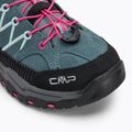 Buty trekkingowe dziecięce CMP Rigel Low Wp mineral green/purple fluo 7