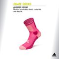 Skarpety Rollerblade Skate pink 3