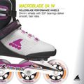 Rolki damskie Rollerblade Macroblade 84 W light grey/violet/orange 9