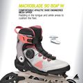 Rolki damskie Rollerblade Macroblade 90 Boa W grey/amethyst rose 8