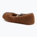 Baleriny damskie Moon Boot Shearling Ballerina cognac 3