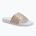 Klapki EA7 Emporio Armani Water Sports All Over white/rose gold