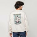Bluza męska Kaotiko Washed Feel the Power ivory 3