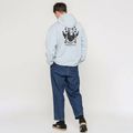 Bluza męska Kaotiko Washed Virgin steel 4