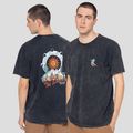 Koszulka męska Kaotiko Washed Sunset black 3