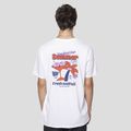 Koszulka męska Kaotiko M/C Washed Tropical Bar white 2