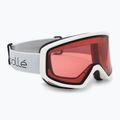 Gogle narciarskie Bollé Bedrock white matte/vermillon