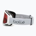 Gogle narciarskie Bollé Bedrock white matte/vermillon 4