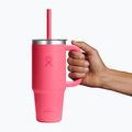 Kubek Hydro Flask Travel Tumbler Clear Lid 710 ml popstar pink 5