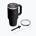 Kubek termiczny Hydro Flask Travel Tumbler Clear Lid black 4