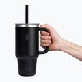 Kubek termiczny Hydro Flask Travel Tumbler Clear Lid black 5