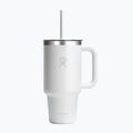 Kubek termiczny Hydro Flask Travel Tumbler Clear Lid white