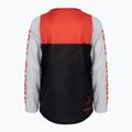 Longsleeve rowerowy dziecięcy 100% R-Core Youth black/racer red 2