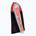 Longsleeve rowerowy dziecięcy 100% R-Core Youth black/racer red 3