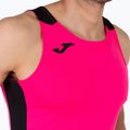 Koszulka do biegania męska Joma Record II fluor pink/black 5
