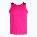 Koszulka do biegania męska Joma Record II fluor pink/black 7