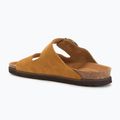 Klapki damskie Genuins Hawaii Velour camel 3