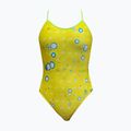Strój pływacki jednoczęściowy damski RAS Fluid Race Back yellow