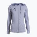 Bluza tenisowa damska Joma Sculpture II Zip-Up Hoodie W blue