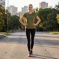 Koszulka do biegania damska Joma Record III khaki 9