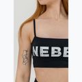 Top treningowy damski NEBBIA Bandeau Bra Back Check black 9