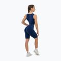 Spodenki treningowe damskie NEBBIA High Waisted Biker 10″ Gym Therapy dark blue 12