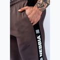 Spodnie treningowe męskie NEBBIA Hero brown 6
