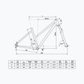 Rower crossowy damski Kellys Clea 10 28" misty blue 2
