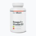 Kwasy tłuszczowe + witamina D3 suplement diety GymBeam Omega 3 + D3 90 caps