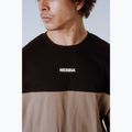 Koszulka treningowa męska NEBBIA Power Oversize light brown ash 5