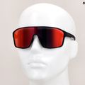 Okulary przeciwsłoneczne Red Bull SPECT Daft matt metallic black/blue with red/purple mirror 8