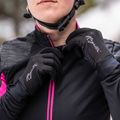 Rękawiczki rowerowe damskie Rogelli Laval Mid Season LW Windproof black 7