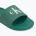 Klapki męskie Calvin Klein YM0YM01367 Monologo CV wild green 7