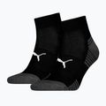 Skarpety PUMA Sport Cushioned Quarter 2 pary black