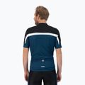 Koszulka rowerowa męska Rogelli Course black/blue/white 2