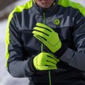 Rękawiczki rowerowe męskie Rogelli Essential Winter Waterproop fluor yellow 7