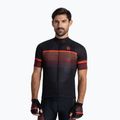 Koszulka rowerowa męska Rogelli Hero II red/bordeaux/black