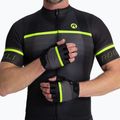 Rękawiczki rowerowe męskie Rogelli Hero II black/fluor/grey 8