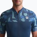 Koszulka rowerowa męska Rogelli Essential Graphic blue 3