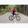 Koszulka rowerowa męska Rogelli Core Block black/bordeaux/red 10