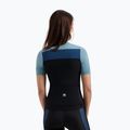 Koszulka rowerowa damska Rogelli Core Block W black/blue/dark blue 2