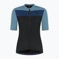 Koszulka rowerowa damska Rogelli Core Block W black/blue/dark blue 6