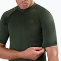 Koszulka rowerowa męska Rogelli Essential II army green 4