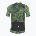 Koszulka rowerowa męska Rogelli Essential Graphic II green/blue/mustard 8