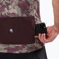 Koszulka rowerowa męska Rogelli Essential Graphic II taupe/bordeaux 6