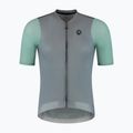 Koszulka rowerowa męska Rogelli Fast grey/dusty teal/teal 6