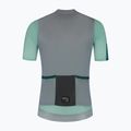 Koszulka rowerowa męska Rogelli Fast grey/dusty teal/teal 7