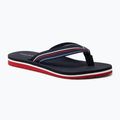 Japonki damskie Tommy Hilfiger Stripes Beach Sandal red white blue