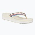 Japonki damskie Tommy Hilfiger Wedge Stripes Beach Sandal calico